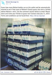 Reliant-Water-Facebook-contest