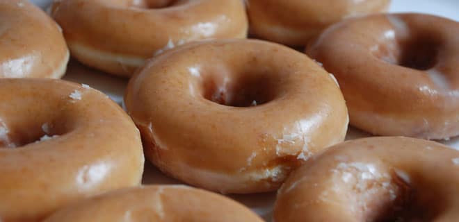 photo of Krispy Kreme donuts