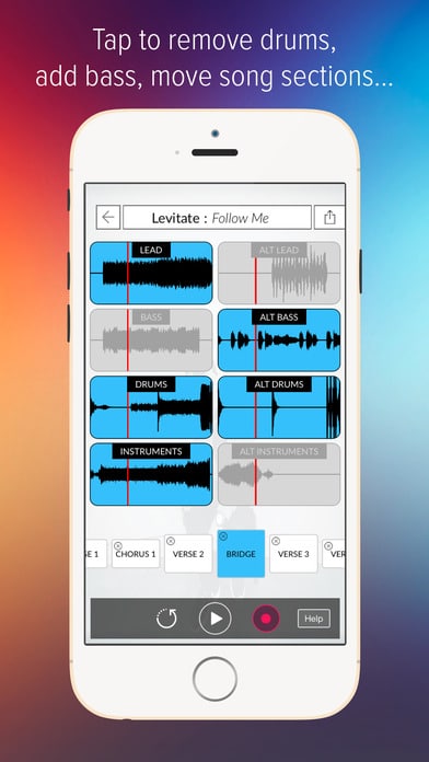 8stem music app on iphone screen